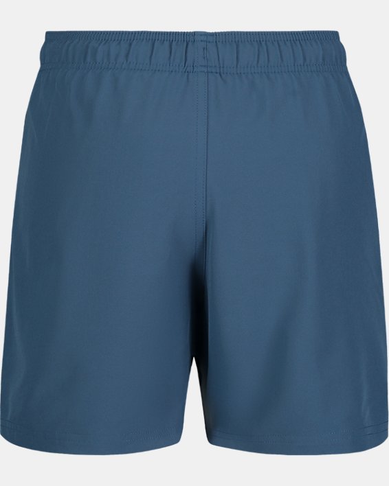 Boys' UA 2-in-1 Compression Swim Volley Shorts, Blue, pdpMainDesktop image number 2